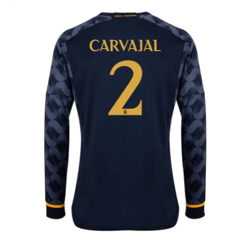Echipament fotbal Real Madrid Daniel Carvajal #2 Tricou Deplasare 2023-24 maneca lunga